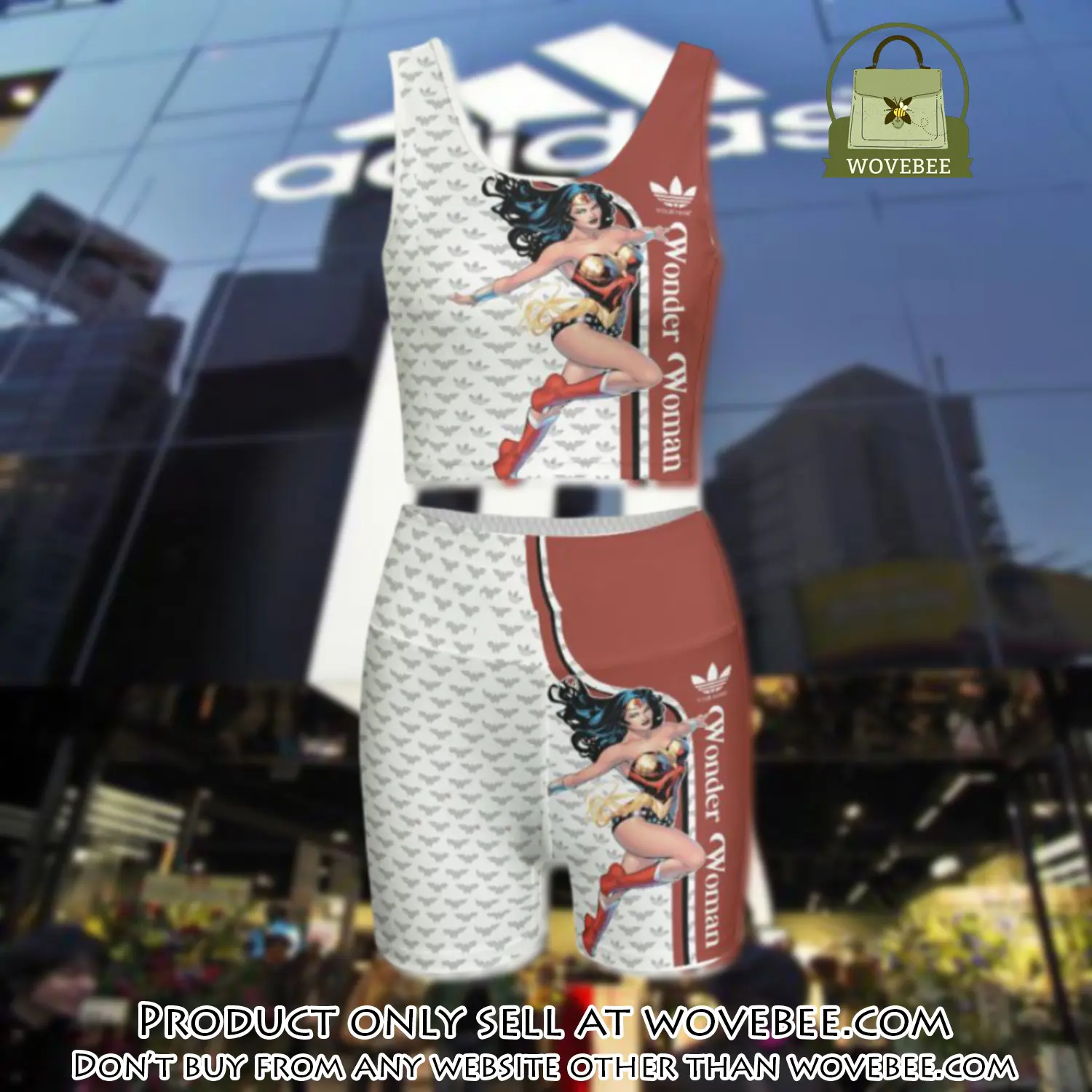 Adidas wonder woman summer women sport bra yoga set running outfit sby1036 wvb1325345